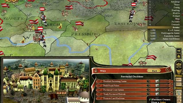 Europa Universalis III Complete Gameplay Screenshot
