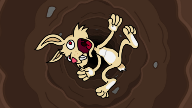 Fatty Rabbit Hole Gameplay Screenshot