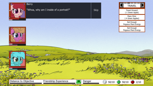 MareQuest: An Interactive Tail Gameplay Screenshot