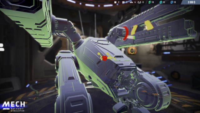 Mech Mechanic Simulator Gameplay Screenshot