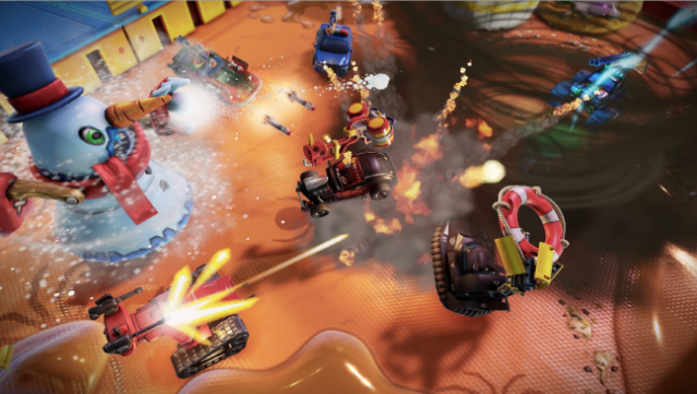 Micro Machines World Series Gameplay Screenshot