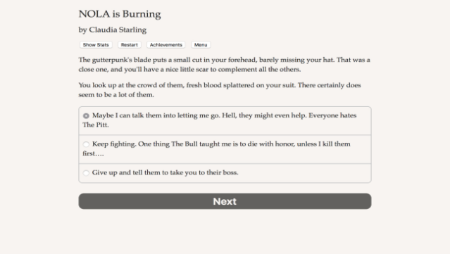 NOLA is Burning PC Screenshot