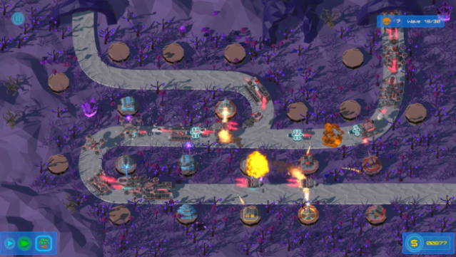 Planet TD Gameplay Screenshot