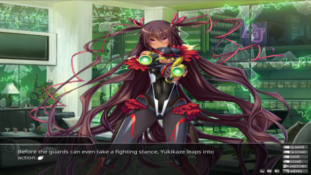 Taimanin Yukikaze Gameplay Screenshot