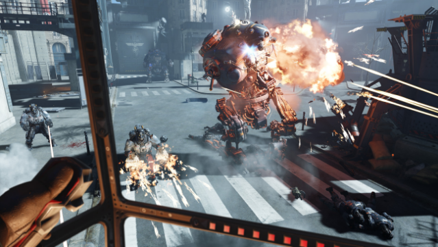 Wolfenstein: Cyberpilot Gameplay Screenshot